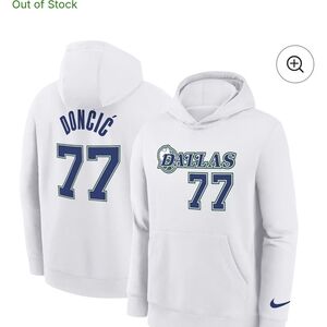 White Nike Dallas 77 Hoodie, Medium